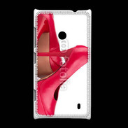 Coque Nokia Lumia 520 Escarpins plateformes rouges