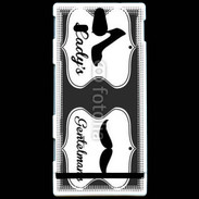 Coque Sony Xperia U Lady's gentleman's