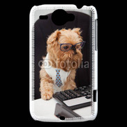 Coque HTC Wildfire G8 Chien informaticien