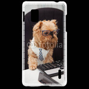 Coque LG Optimus G Chien informaticien