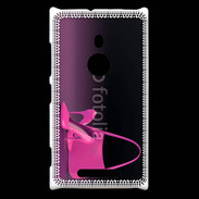 Coque Nokia Lumia 925 Escarpins et sac à main rose