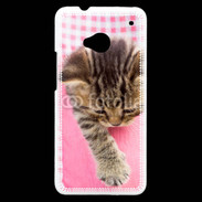Coque HTC One Humour de chaton