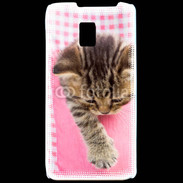 Coque LG P990 Humour de chaton