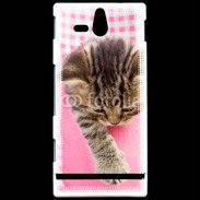 Coque Sony Xperia U Humour de chaton