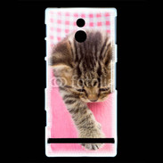 Coque Sony Xperia P Humour de chaton