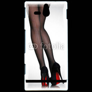 Coque Sony Xperia U Escarpins semelles rouges 2