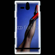 Coque Sony Xperia U Escarpins semelles rouges 3