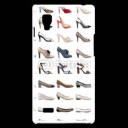Coque LG Optimus L9 Fond chaussures