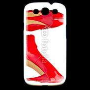 Coque Samsung Galaxy S3 Escarpins rouges