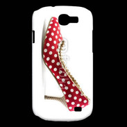 Coque Samsung Galaxy Express escarpin petits pois