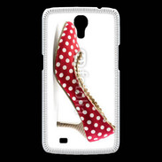 Coque Samsung Galaxy Mega escarpin petits pois