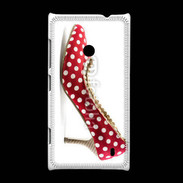 Coque Nokia Lumia 520 escarpin petits pois