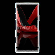 Coque Sony Xperia P Escarpins rouges 2
