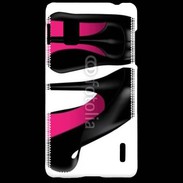 Coque LG Optimus G Escarpins semelles roses