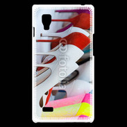 Coque LG Optimus L9 Pêle mêle chaussures 2