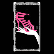 Coque Nokia Lumia 925 Sandale rose soldée