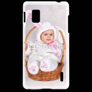 Coque LG Optimus G Bébé dans un panier