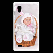 Coque LG Optimus L9 Bébé dans un panier