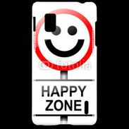Coque LG Optimus G Happy zone