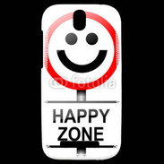 Coque HTC One SV Happy zone
