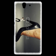 Coque Sony Xperia Z Homme sous escarpin