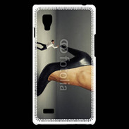 Coque LG Optimus L9 Homme sous escarpin