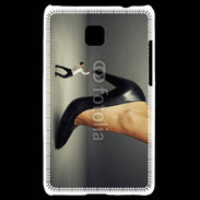 Coque LG Optimus L3 II Homme sous escarpin