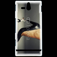 Coque Sony Xperia U Homme sous escarpin