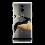 Coque Sony Xperia P Homme sous escarpin