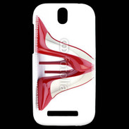 Coque HTC One SV Escarpins rouges 3