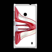Coque Nokia Lumia 520 Escarpins rouges 3