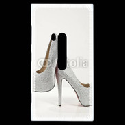 Coque Nokia Lumia 920 Escarpins strass argent