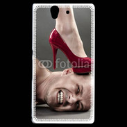 Coque Sony Xperia Z Homme sous escarpin 2