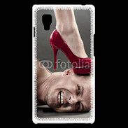 Coque LG Optimus L9 Homme sous escarpin 2