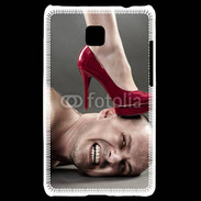 Coque LG Optimus L3 II Homme sous escarpin 2