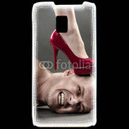 Coque LG P990 Homme sous escarpin 2