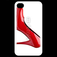 Coque iPhone 4 / iPhone 4S Escarpin rouge 2