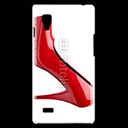 Coque LG Optimus L9 Escarpin rouge 2