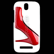 Coque HTC One SV Escarpin rouge 2