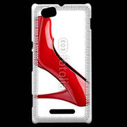 Coque Sony Xperia M Escarpin rouge 2