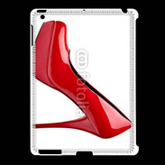 Coque iPad 2/3 Escarpin rouge 2