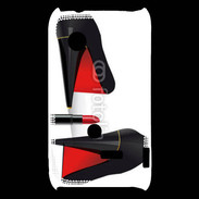 Coque Sony Xperia Typo Escarpins et tube de rouge à lèvres
