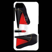 Coque Blackberry Z10 Escarpins et tube de rouge à lèvres