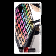 Coque LG Optimus L9 Palette maquillage, vernis et escarpins
