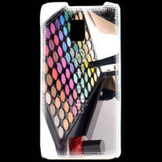 Coque LG P990 Palette maquillage, vernis et escarpins