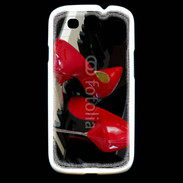 Coque Samsung Galaxy S3 Escarpins rouges sur piano