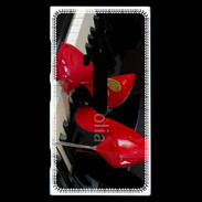Coque Nokia Lumia 920 Escarpins rouges sur piano