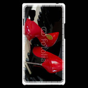 Coque LG Optimus L9 Escarpins rouges sur piano