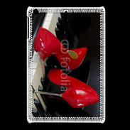 Coque iPadMini Escarpins rouges sur piano