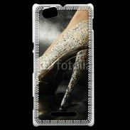 Coque Sony Xperia M Escarpin à strass